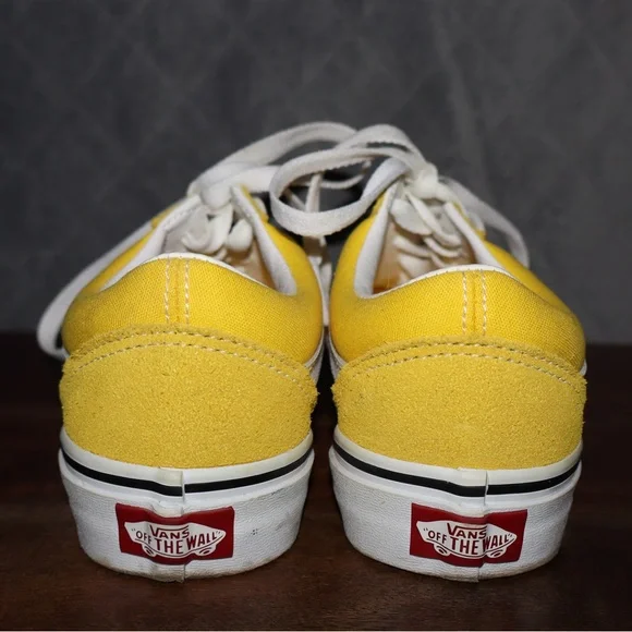 Vans Unisex Old Skool Shoes ‘Vibrant Yellow' - Picture 6 of 13